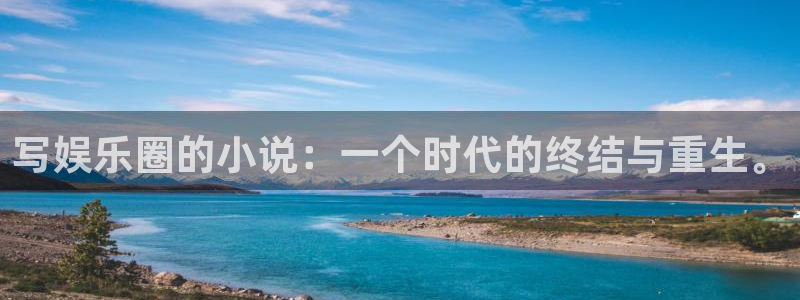 先锋娱乐公司：写娱乐圈的小说：一个时代的终结与重生。