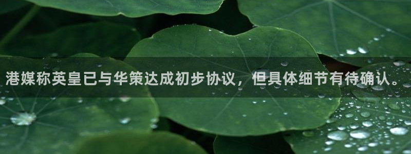 先锋娱乐平台：港媒称英皇已与华策达成初步协议，但具体细节有待确认。