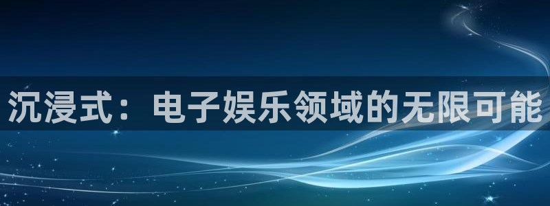 先锋娱乐平台：沉浸式：电子娱乐领域的无限可能
