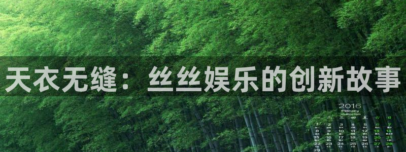 先锋娱乐公司：天衣无缝：丝丝娱乐的创新故事